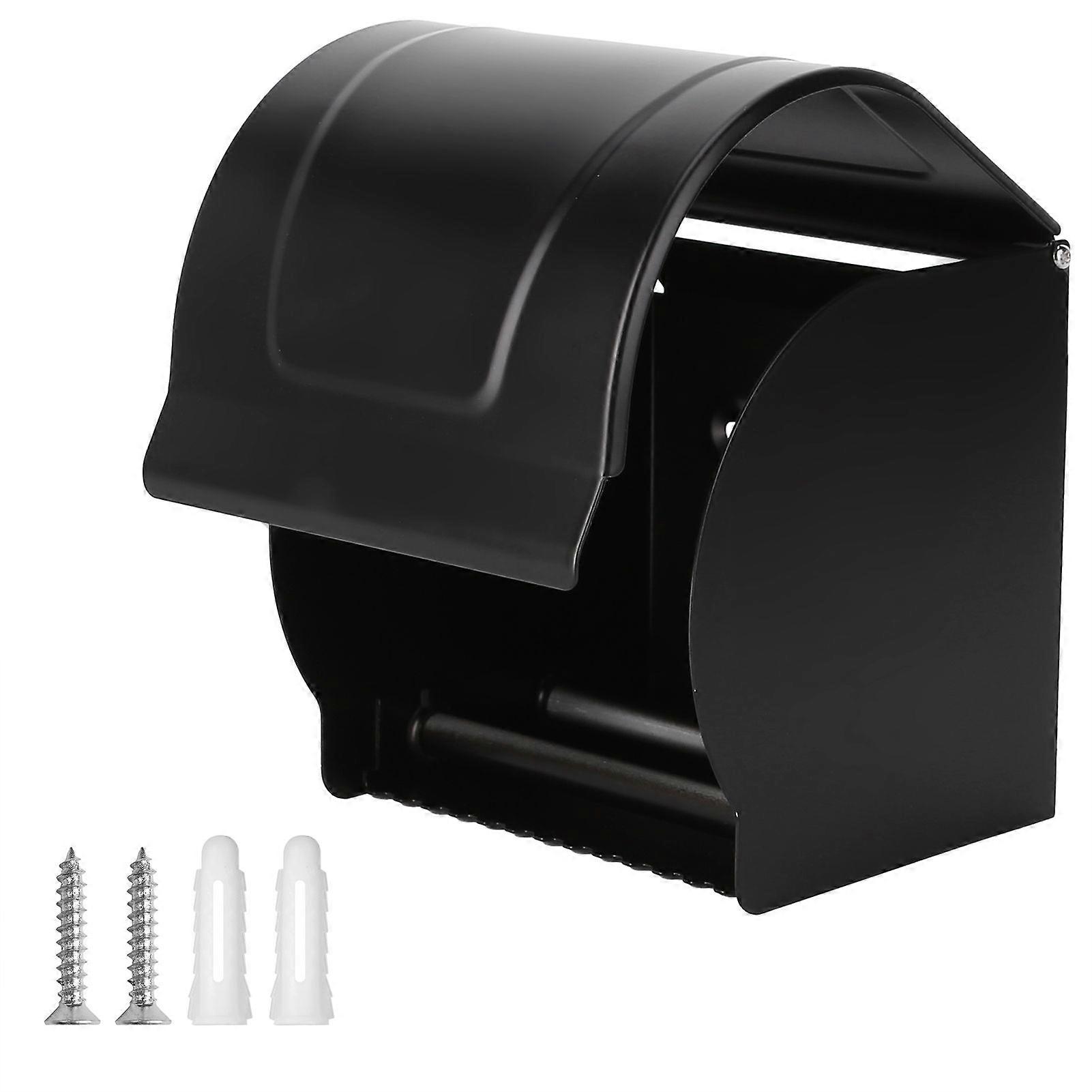 Tissue Holder Wall Mounted Space Aluminum Waterproof Tissue Box Paper Towel Shelf Holder