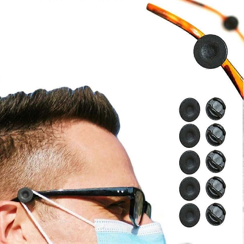 Glasses Elastic Face Cover Regulator Fixed Clip on the Glasses Liberates Ears Oppression Ear Protectors for Adults Kids