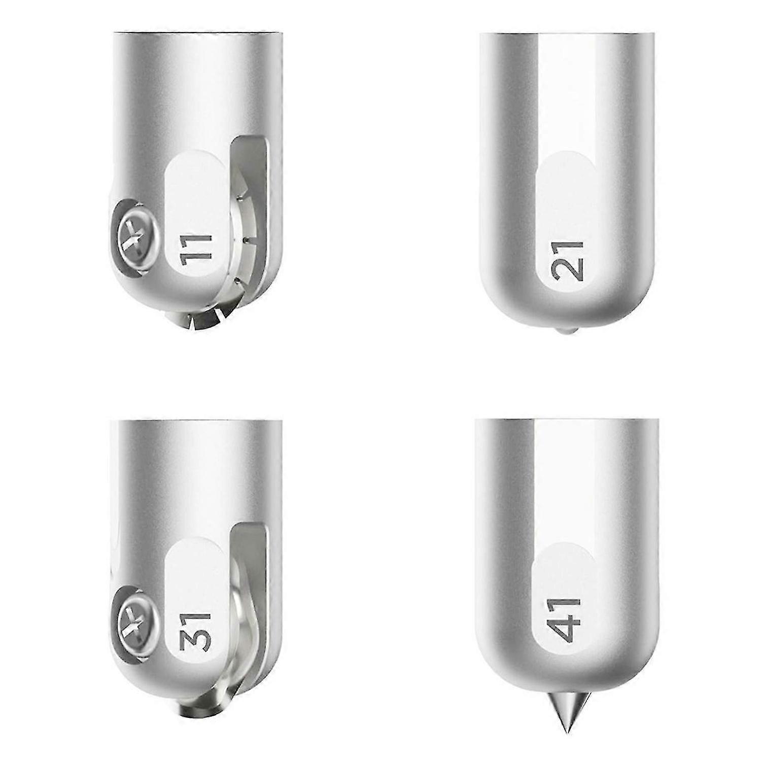 4pcs Wavy Blade Tip,Engraving Tip,Debossing Tip