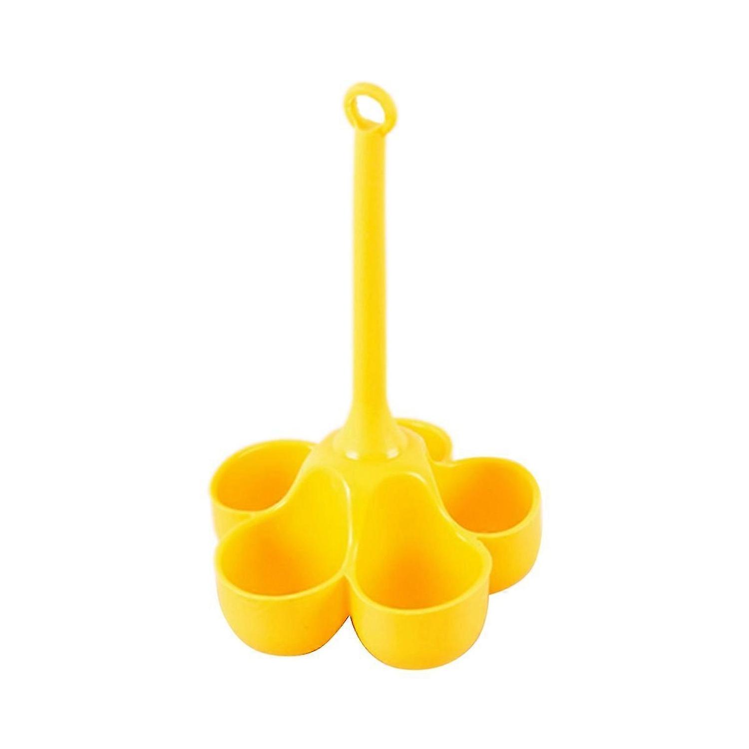 Resistant Steamed Egg Tray Food Grade Complementary Food Tools yellow