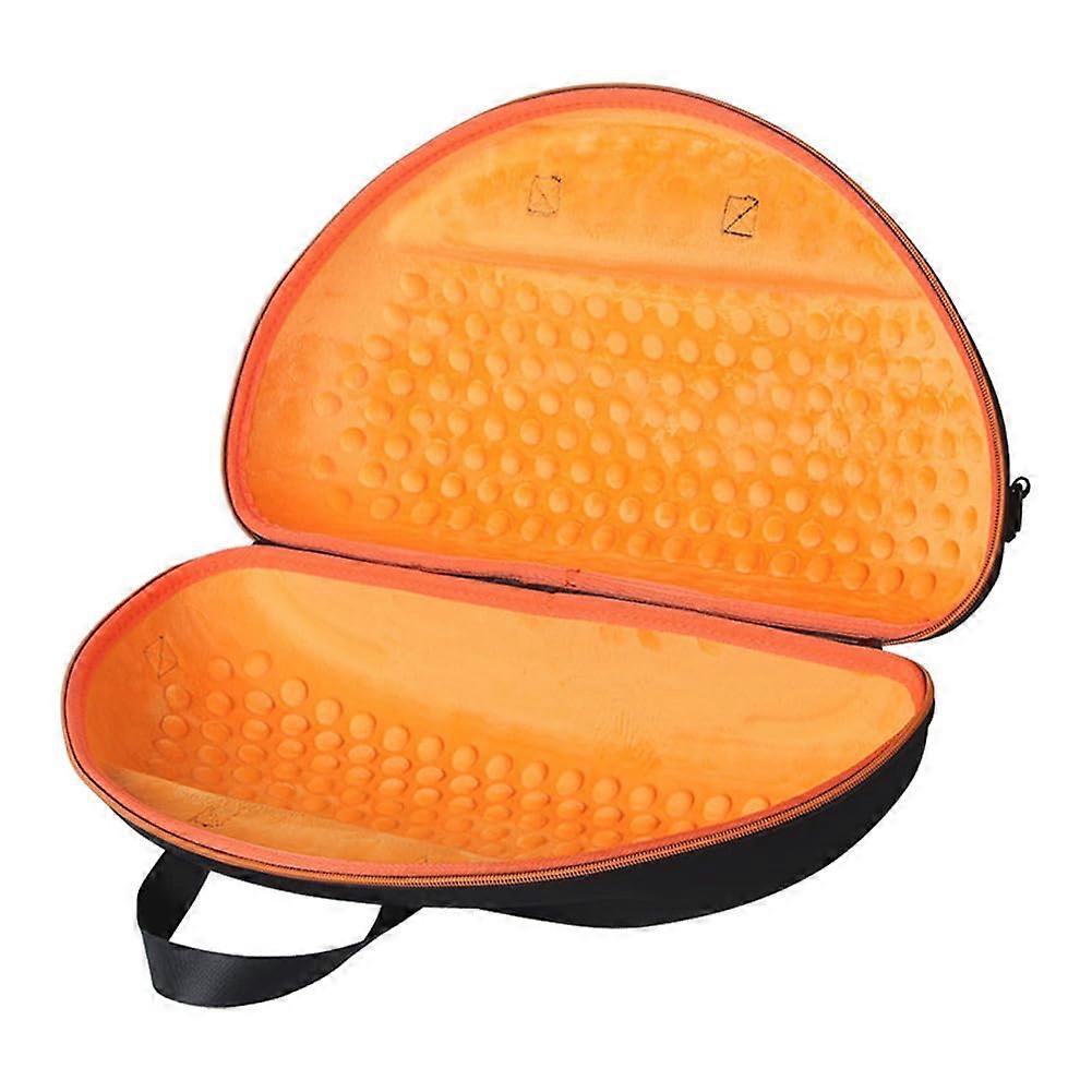 Hard Travel Bag Carrier Bag For GoPlay 3 Loudspeaker Protective Box With Shoulder Strap Orange