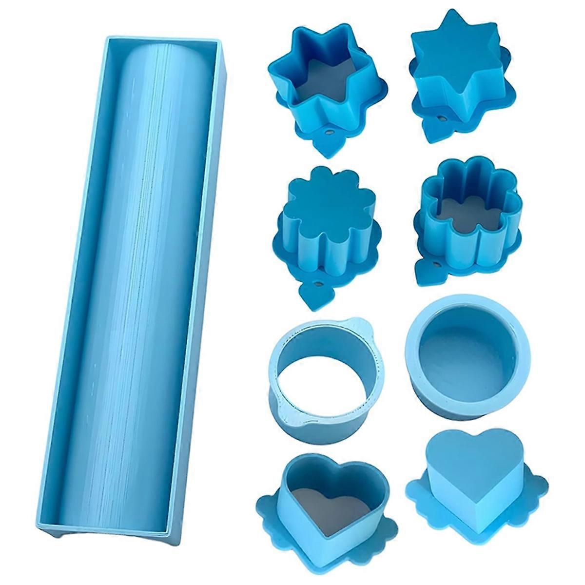 1 Set Circle Cake Mold Set with Tray Cake Cutter