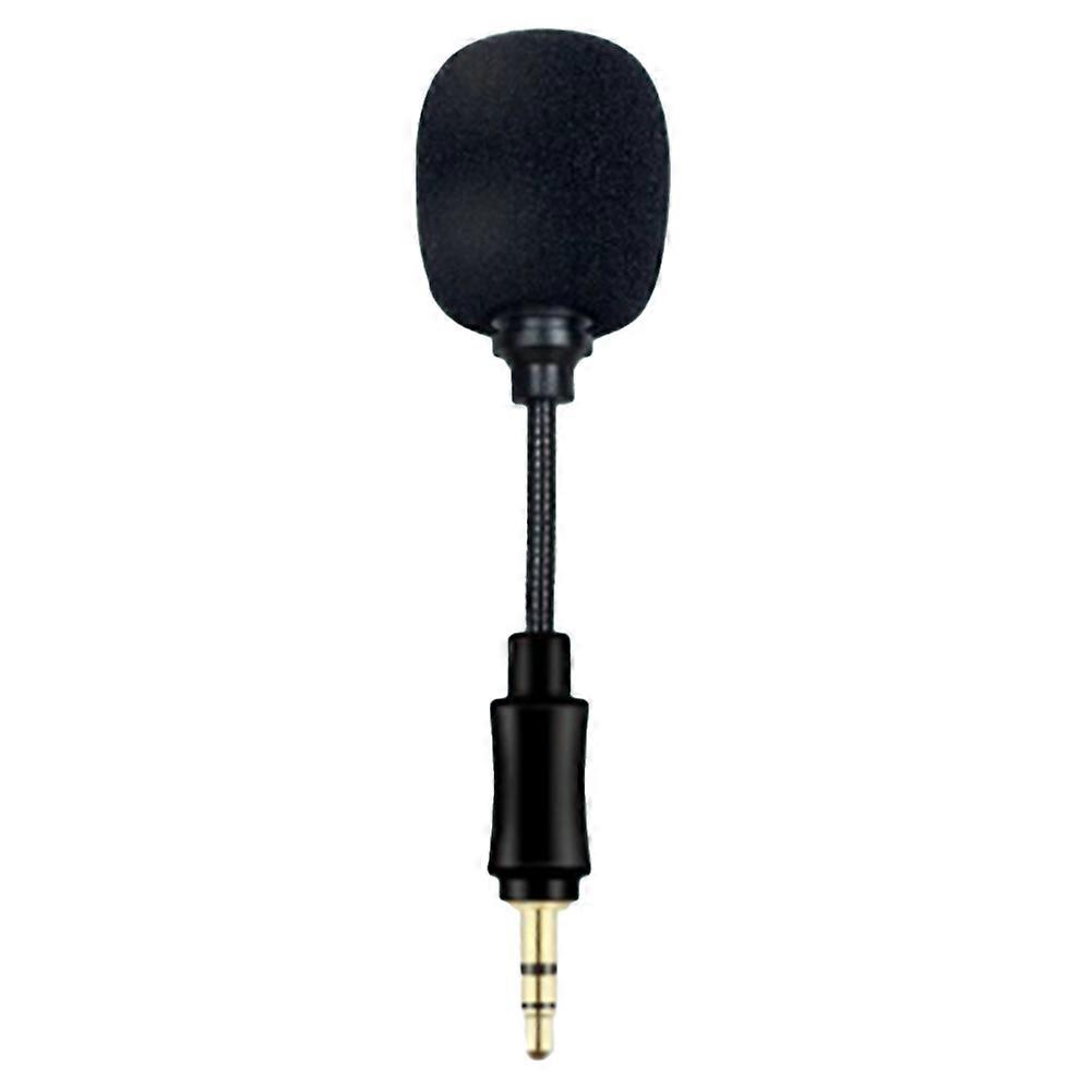 Mini Wireless Microphone Direct Plug for Outdoor Mobile Phone Live Sound Card Singing Chat Three-Pole