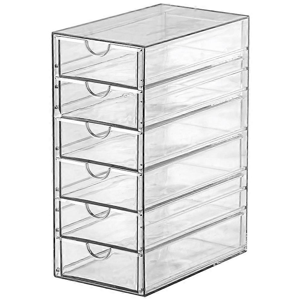 Multi-layer Transparent Storage Box 3Pcs Organizer For Sundries Home Office Practical Efficient Solution