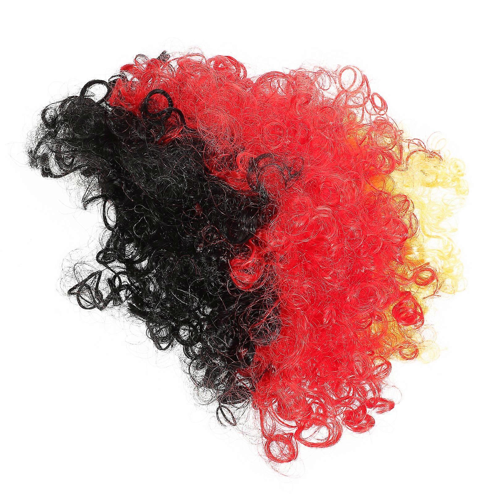 Curly Wig For Festival And Costume Party With Multi Color Design As A Perfect Accessory For Party 1Pcs
