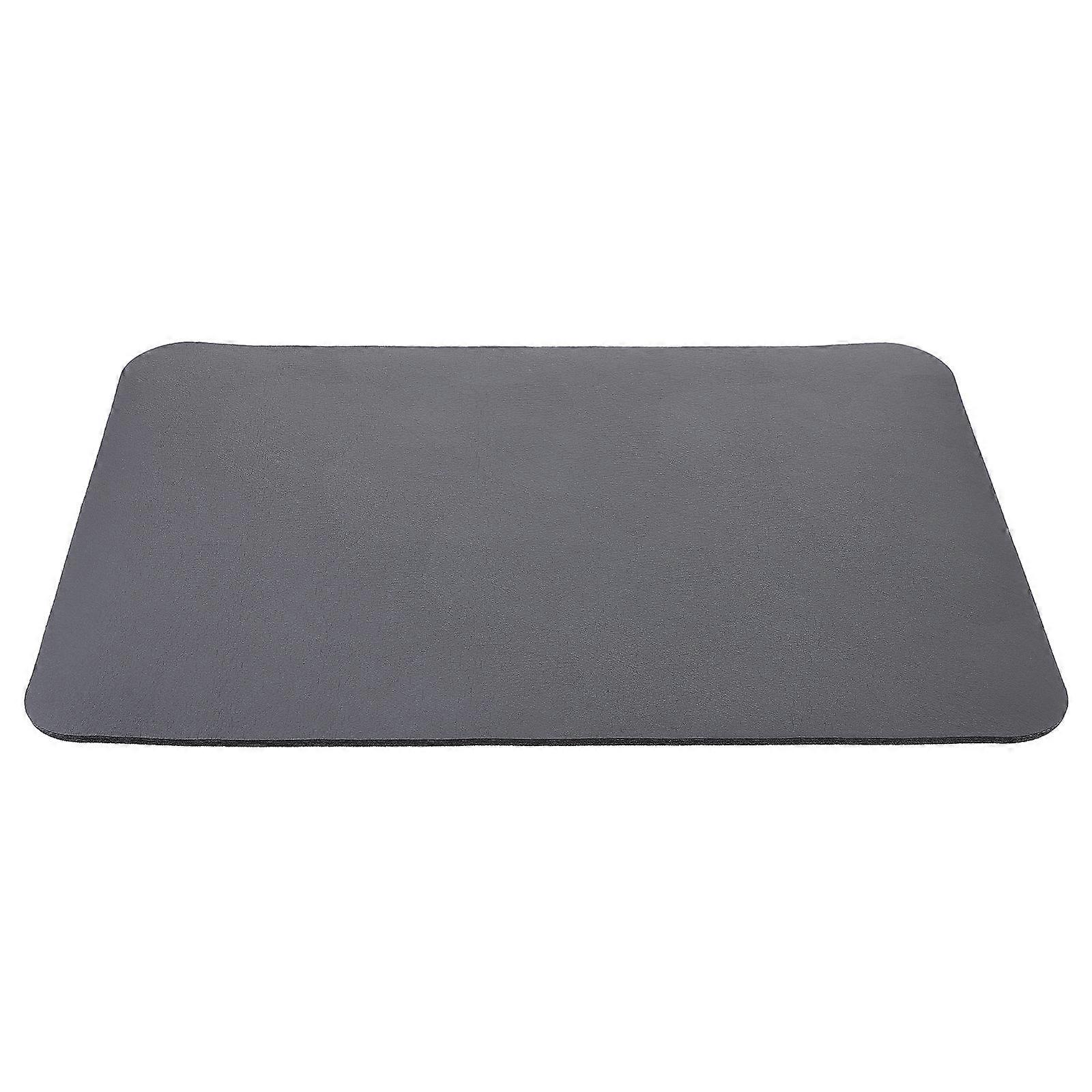 Kitchen Counter Dish Drying Mat For Commercial Users 40x30x0.5cm Grey Splash-Proof Safe Material 2Pcs