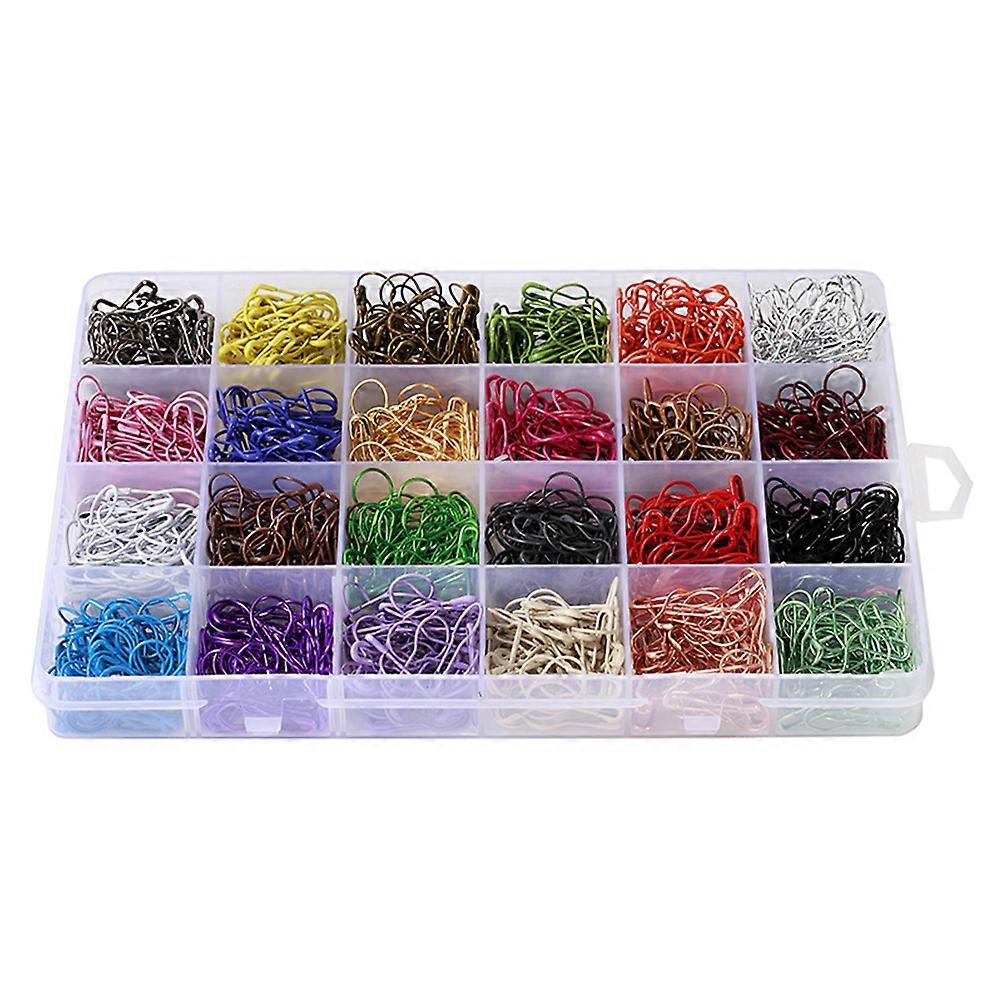 1200Pcs Metal Gourd Bulb Stitch Markers For General Purpose Craft Making Daily Use