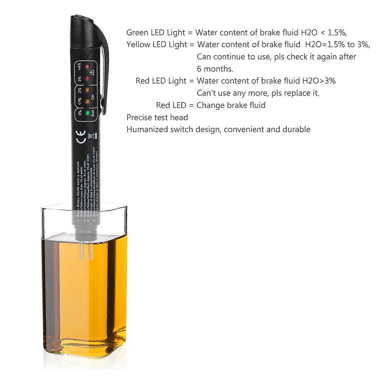 Brake Fluid Detector Leorx Car Brake Fluid Tester Instrument