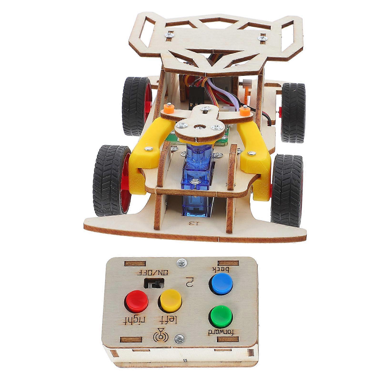 Technology Stem Car Remote Control Model Car Kit for Kids 5Pcs