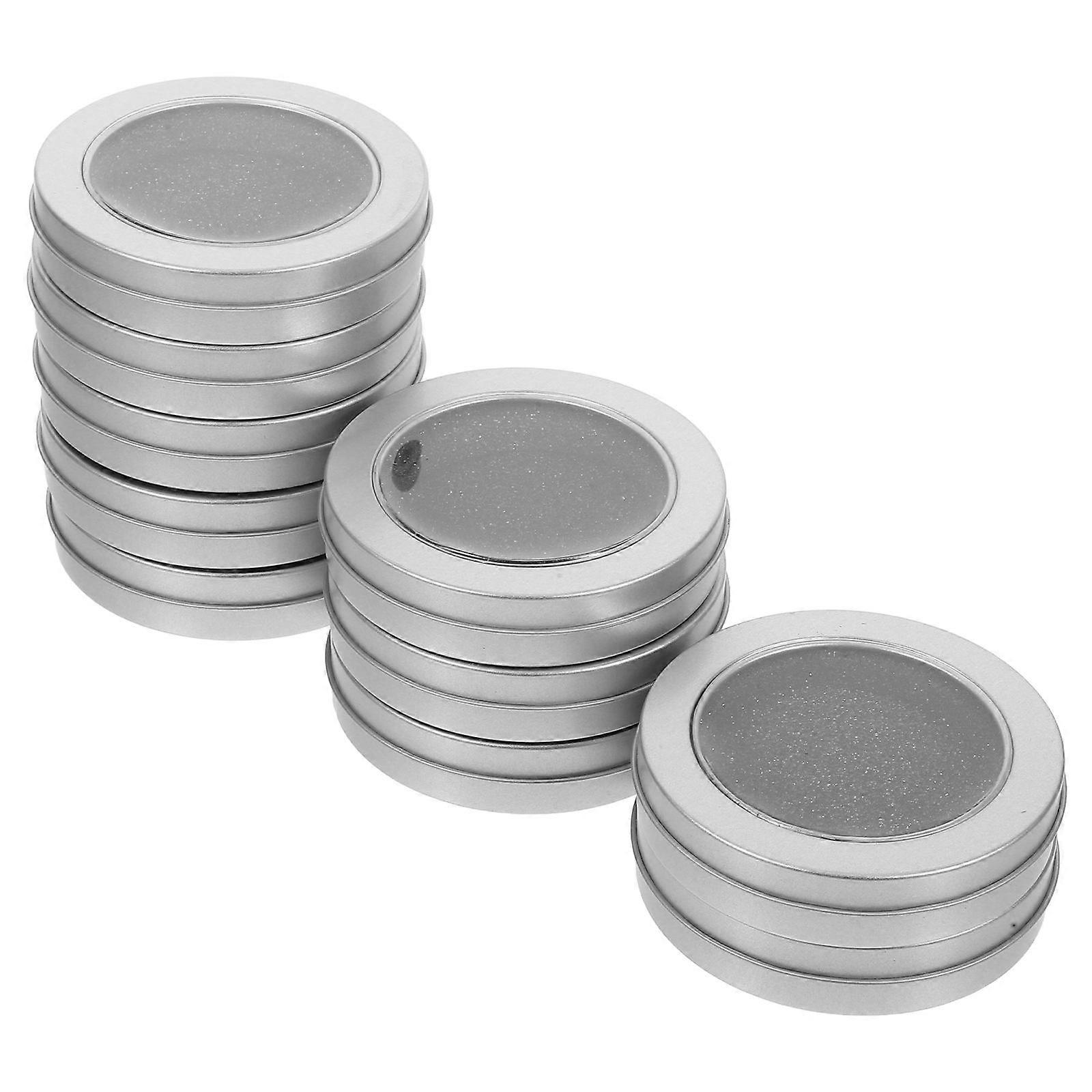 20Pcs Silver Iron Empty Case for Candy Game Suitable for Storing Treats