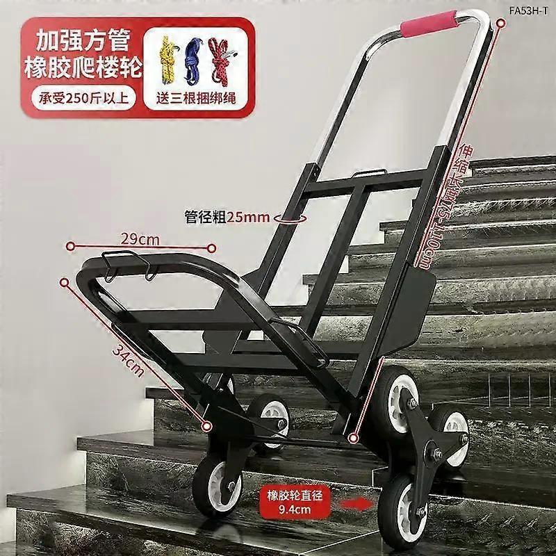 Climbing Stairs Artifact Truck Moving Heavy Objects Up and Down Stairs Luggage Trolley Portable Foldable Family Trolley