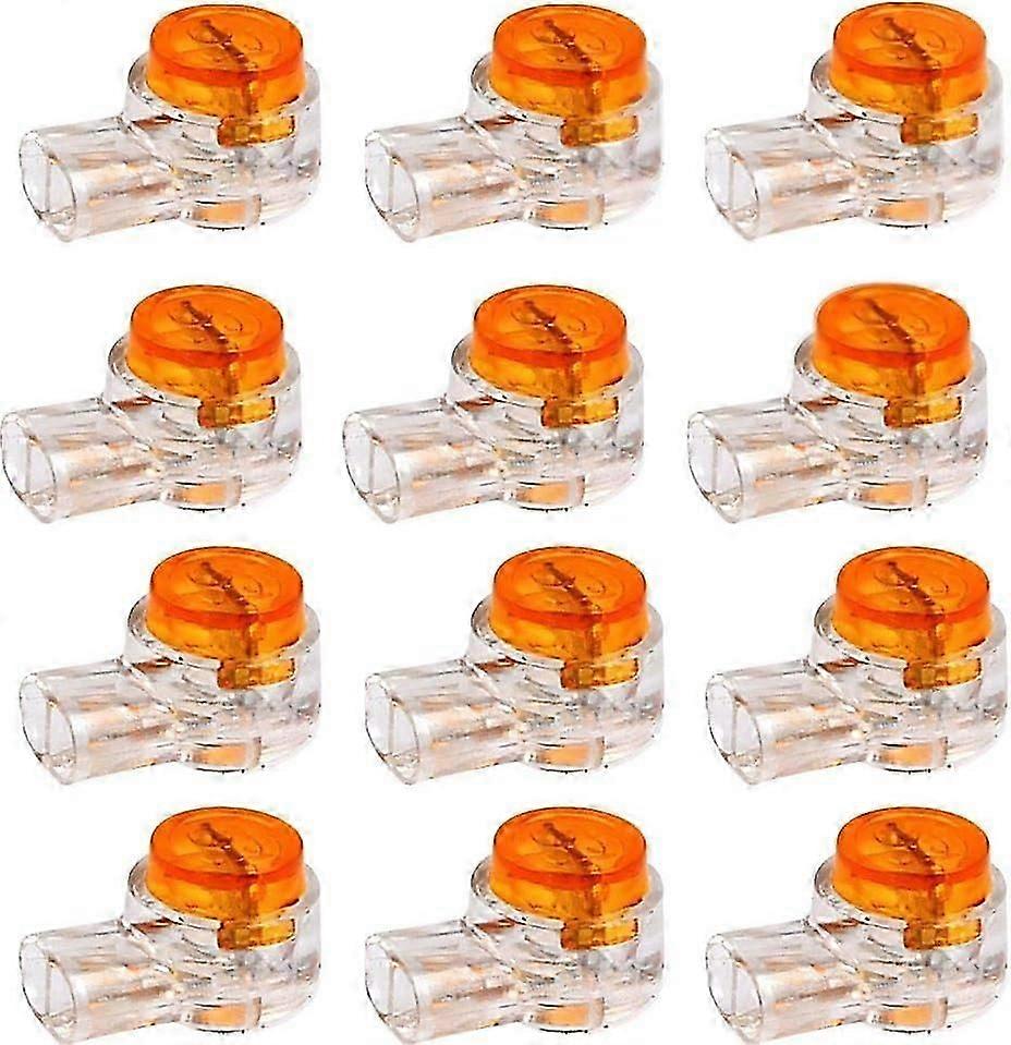 200pcs K1 Cable Connectors, Splice Connector with Sealing Gel 2-Wire Connection Terminal, for Telephone and Computer Use