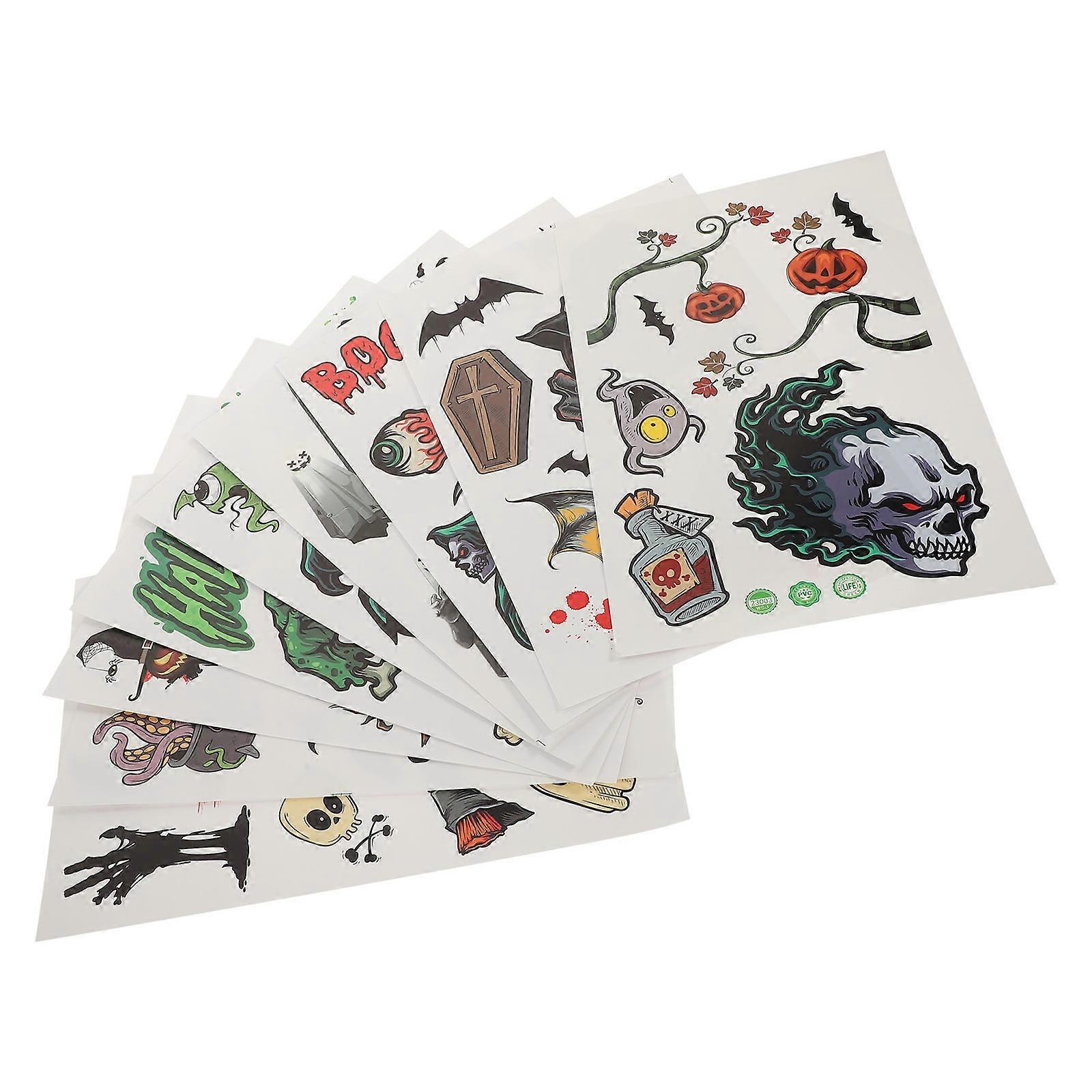 Halloween Window Decal Decorations for Party 36 Sheets of Static Window Stickers