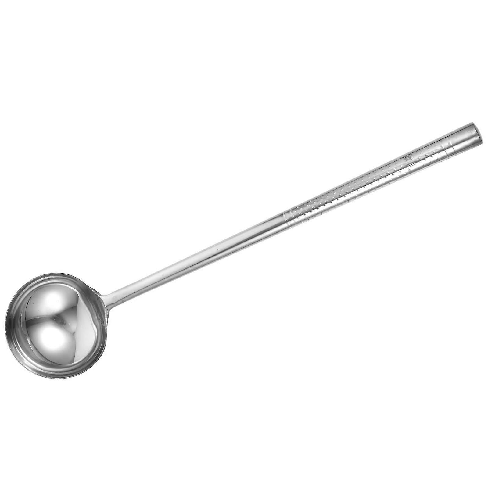 Stainless Steel Serving Spoon 3Pcs Suitable For Canteen Use 43x9.3x2cm Efficient For Scooping Soup