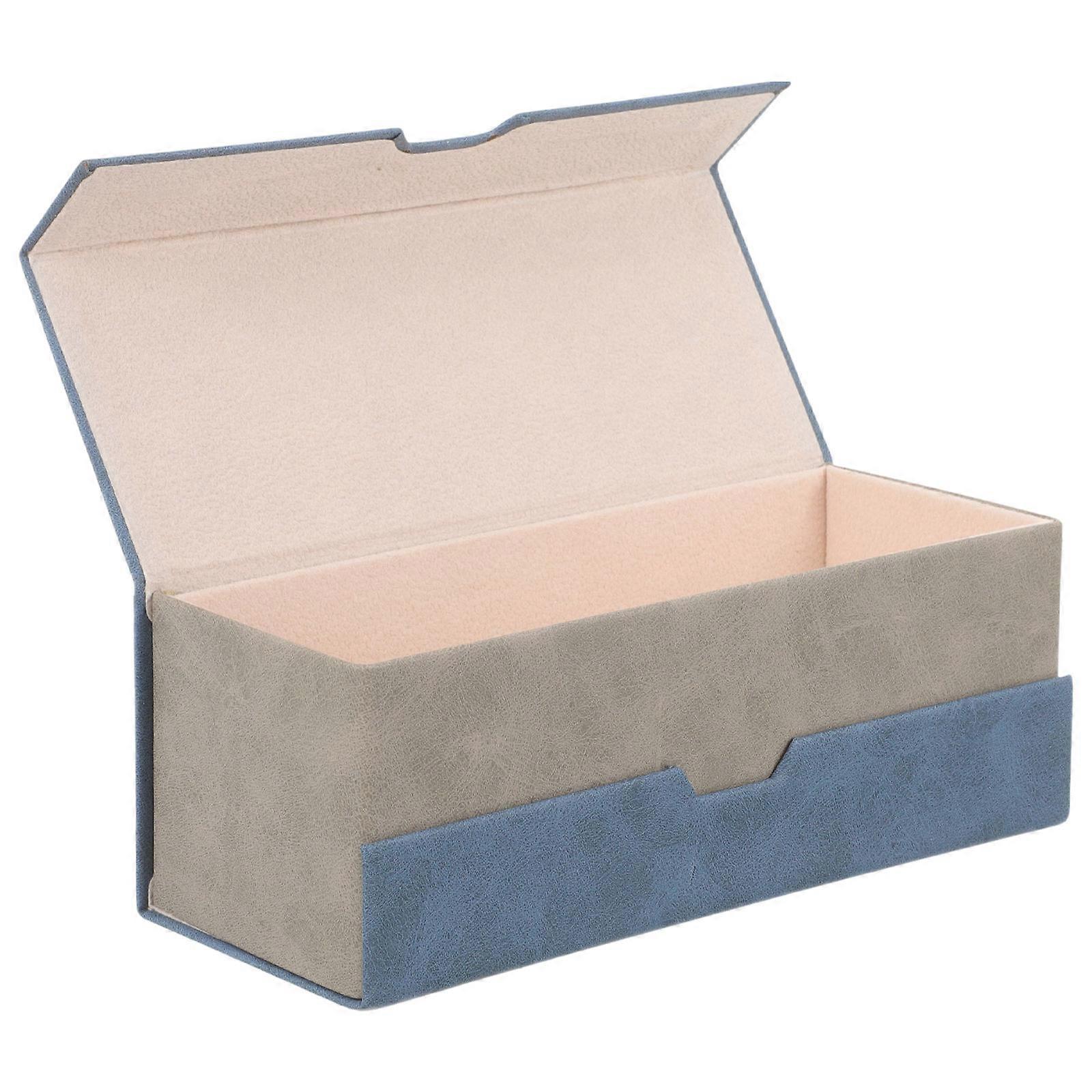 Double Glasses Case Hard Shell for Storage 4Pcs Glasses Organizer