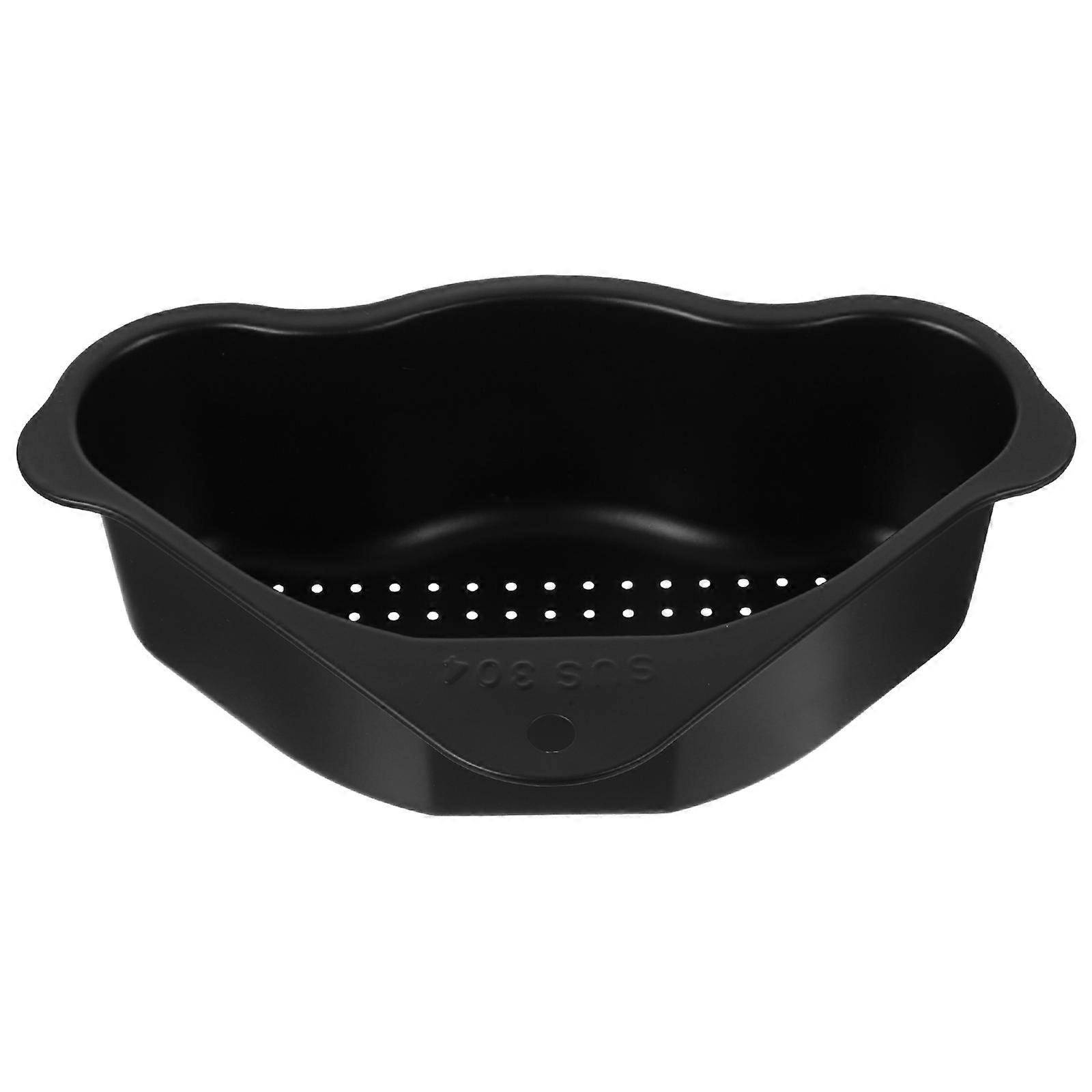 Space-Saving Kitchen Sink Strainer 304 Stainless Steel Triangle Shape Keep Sink Clean 3Pcs