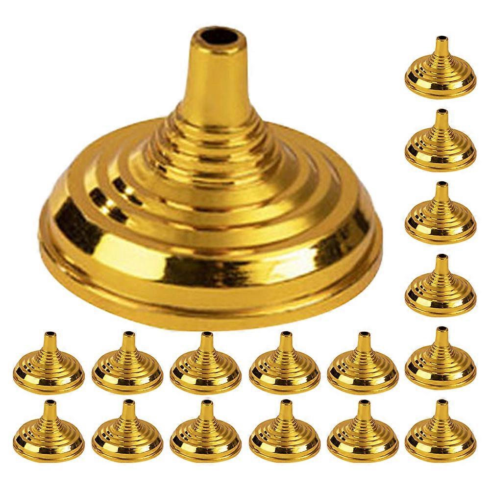 Mini Flag Holder Plastic Table Stand for Decoration Use 100Pcs Golden