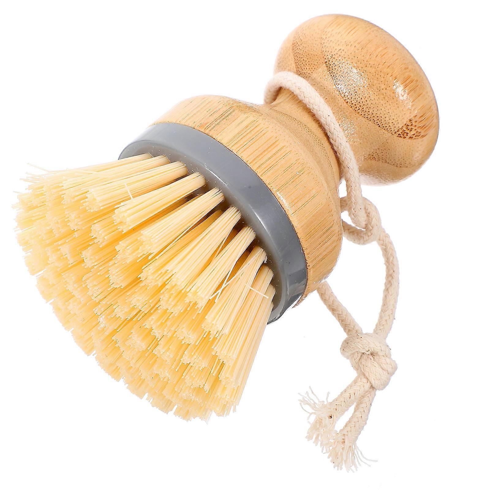 Kitchen Brush Bamboo Handle Dish Brush for Cleaning Use 5Pcs Pieces