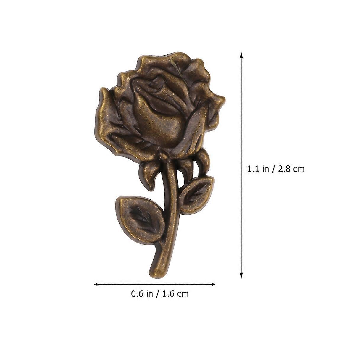 Rose Buckle Set Zinc Alloy Snap Button for Sewing 20Sets