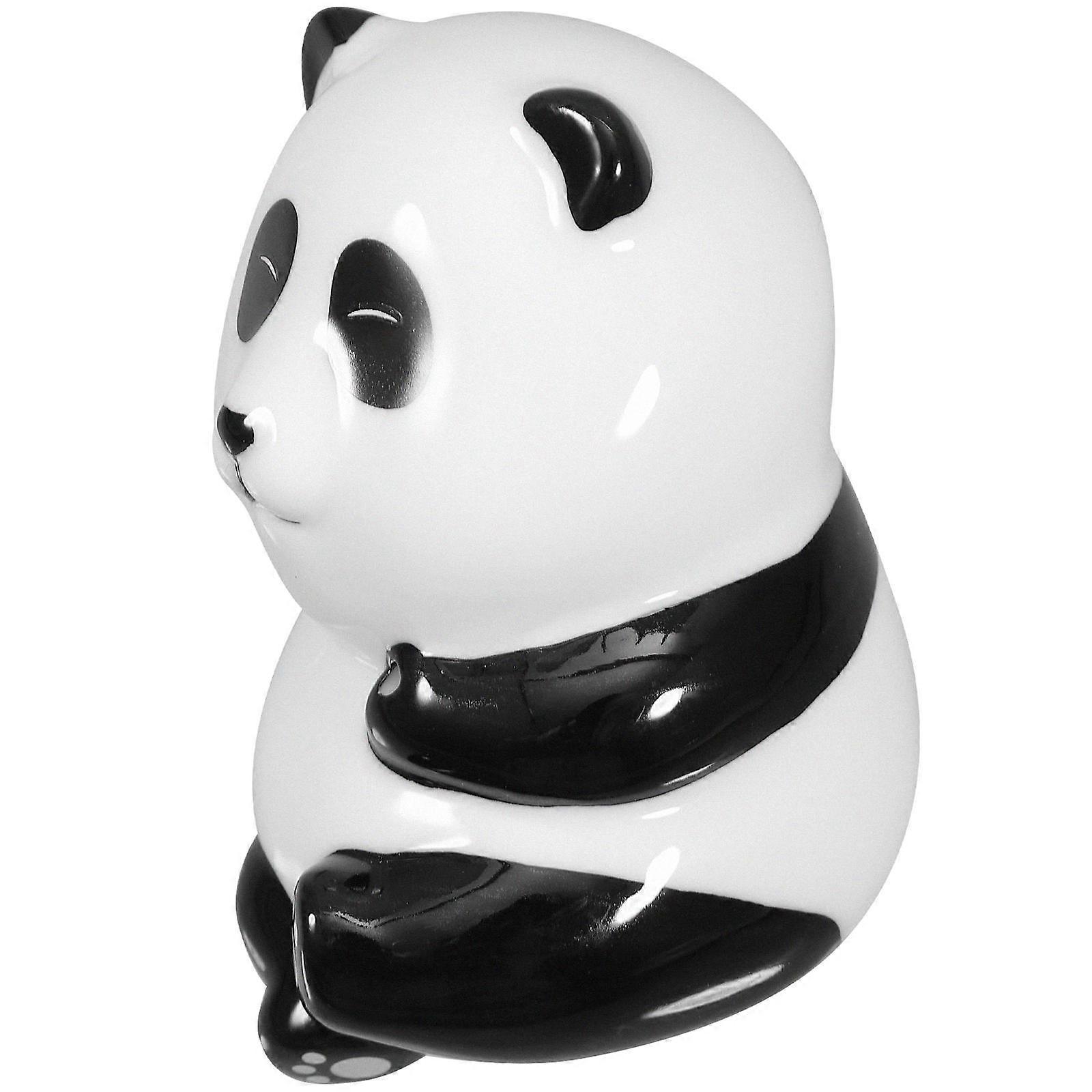 Ceramic Incense Burner 4Pcs Panda Shaped Home Decor Items Multi 8.5X7X6.8CM