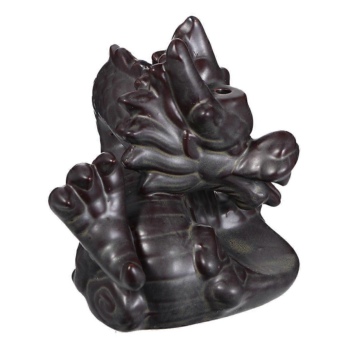 Dragon Backflow Incense Burner Ceramic Burner 2Pcs