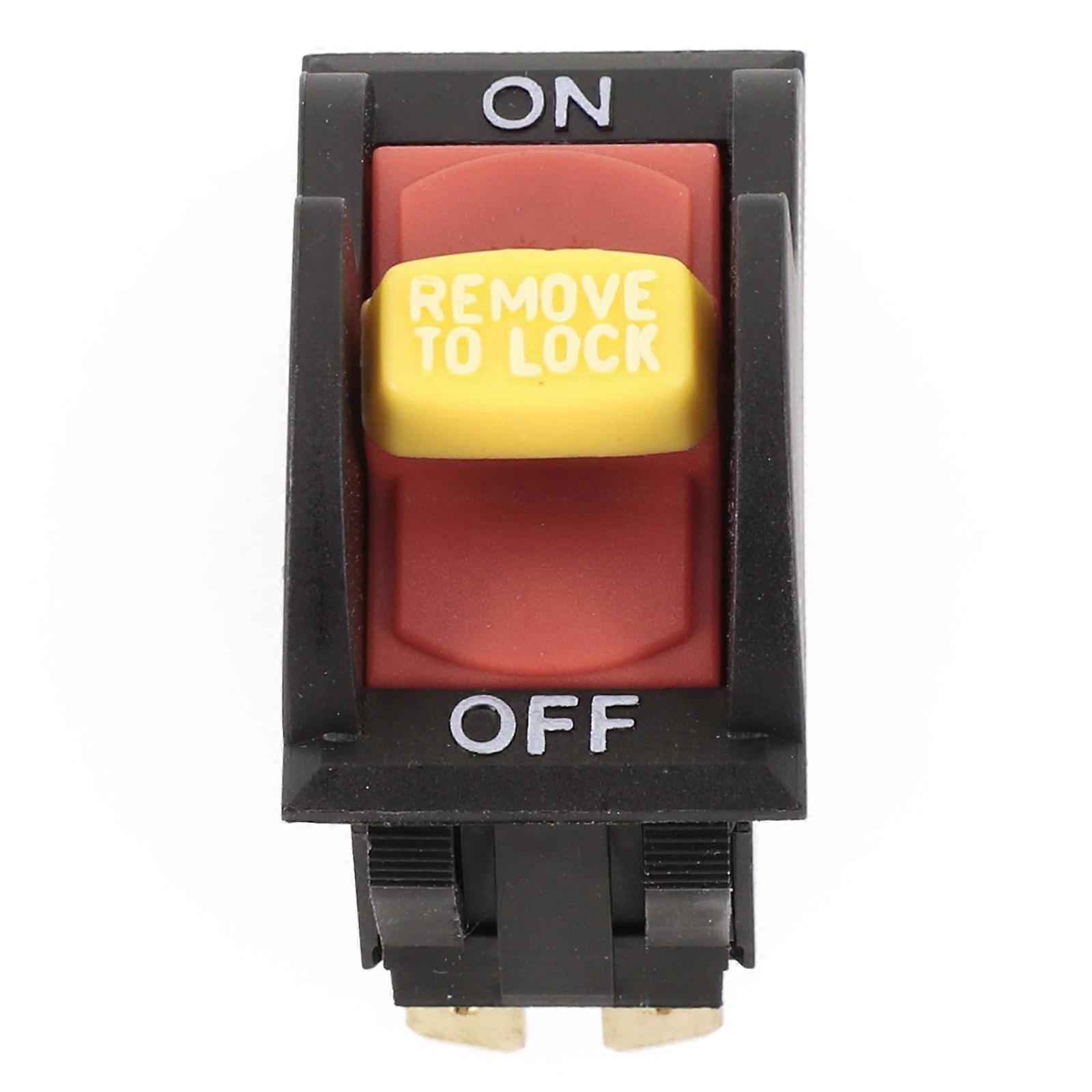 On-Off Toggle Switch Drill Press Switch for DIY Projects Current 20-12A