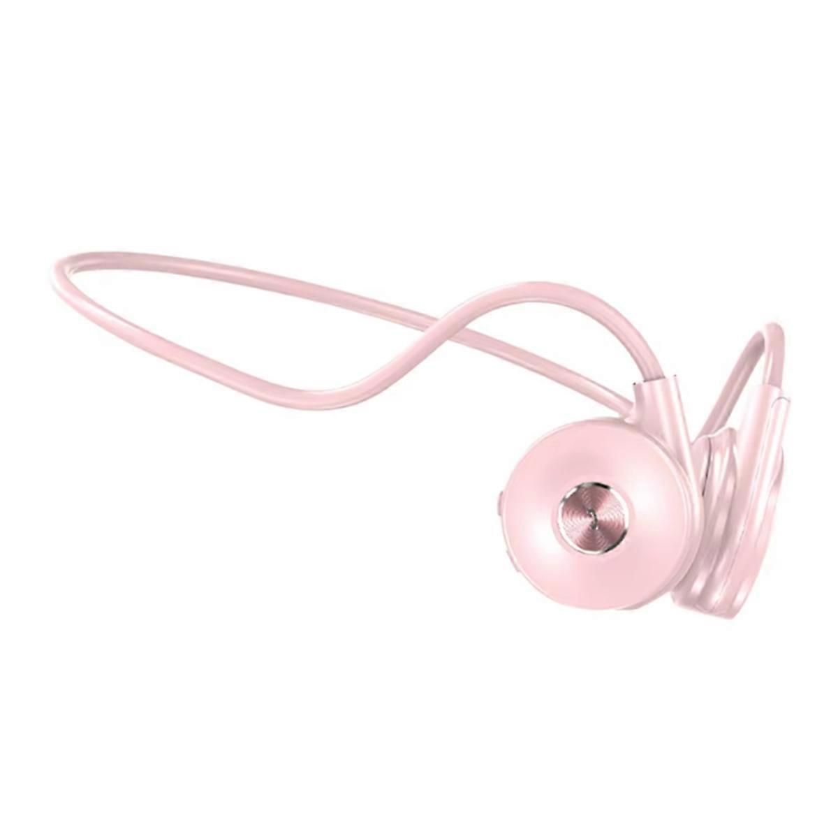 M1 Bone Conduction Bluetooth Headset Running Sports Wireless Bluetooth Headset Stereo Long Battery Life Pink