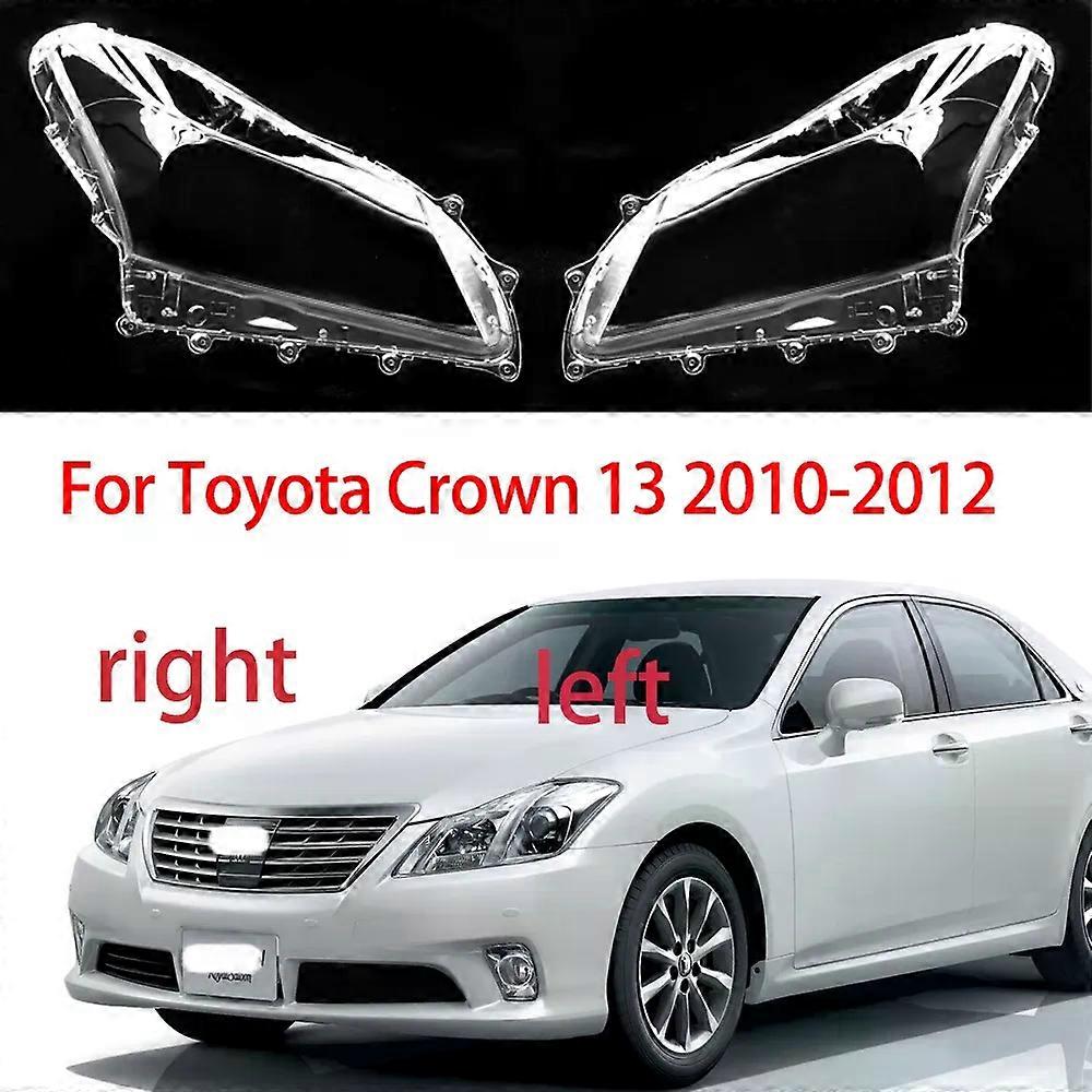 Apply Car Front Headlight Glass Cover For Toyota Crown 13 2010 2011 2012 Plexiglass Lens Replace Lampshade Left/Right Clear Lens Shell