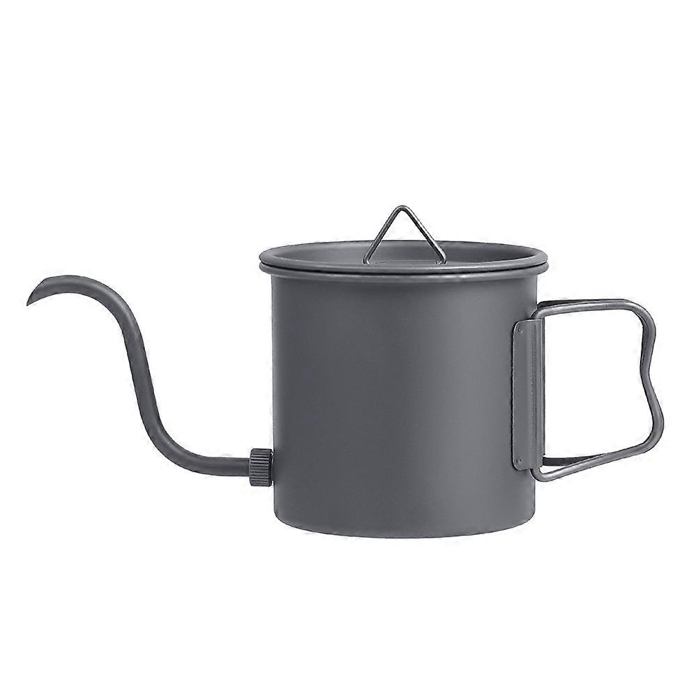 Pure Titanium Coffee Kettle Gooseneck Tea Kettle with Folding Handle