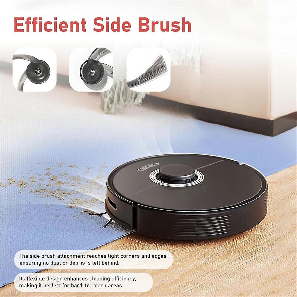 Replacement Accessory Kit for M5, M5+, L5 Robot Vacuum Parts Main Side Brush HEPA Filters Mop Cloth