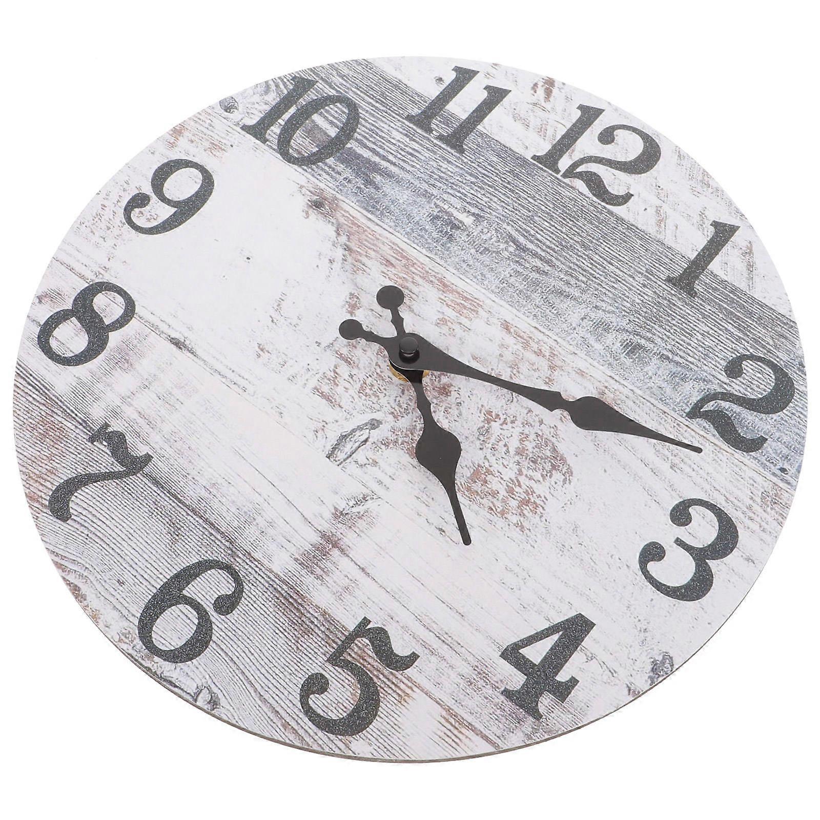 Decorative Wall Clock for Home Use 3Pcs Round Mute Hanging Clocks