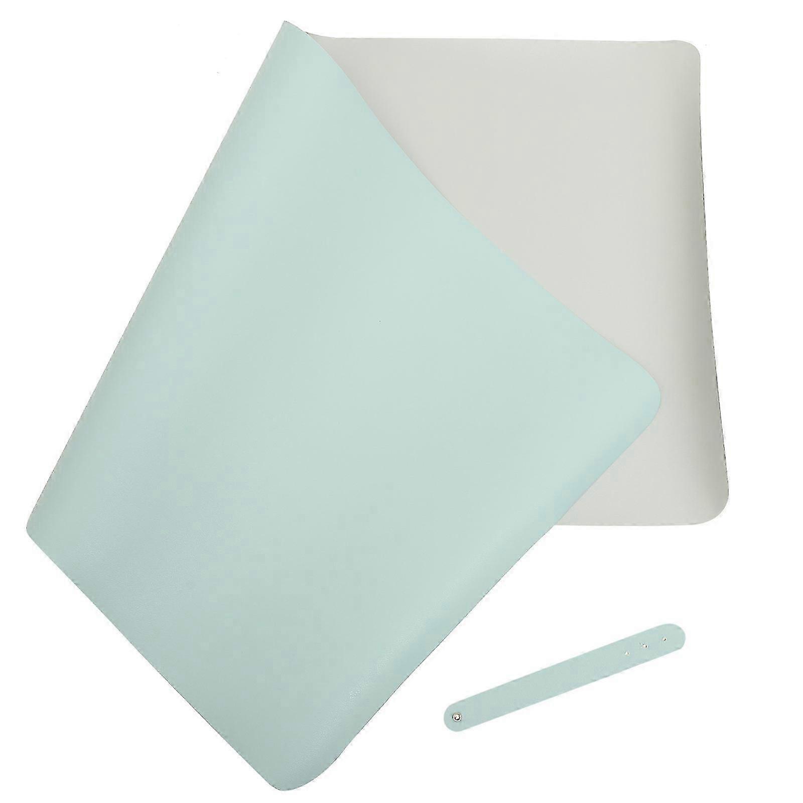 Dining Table Mat Rectangular Placemat Home Use Anti-Skid Reusable Folding 1Set