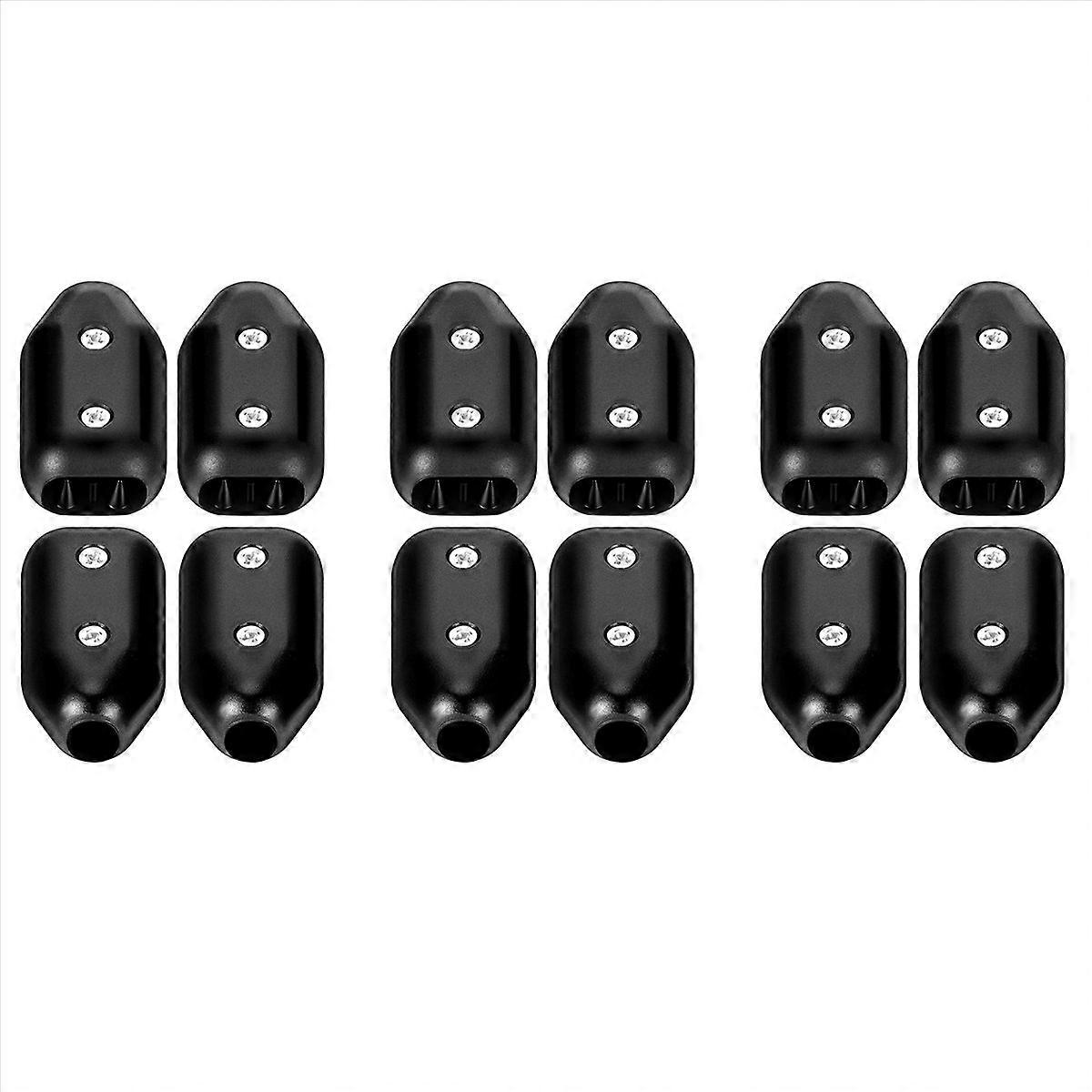 12Pcs Rope Clamps, Reusable Rope Clamp 3/8Inch Rope Connector Clamp Suitable for 7-8 mm Nylon Rope o