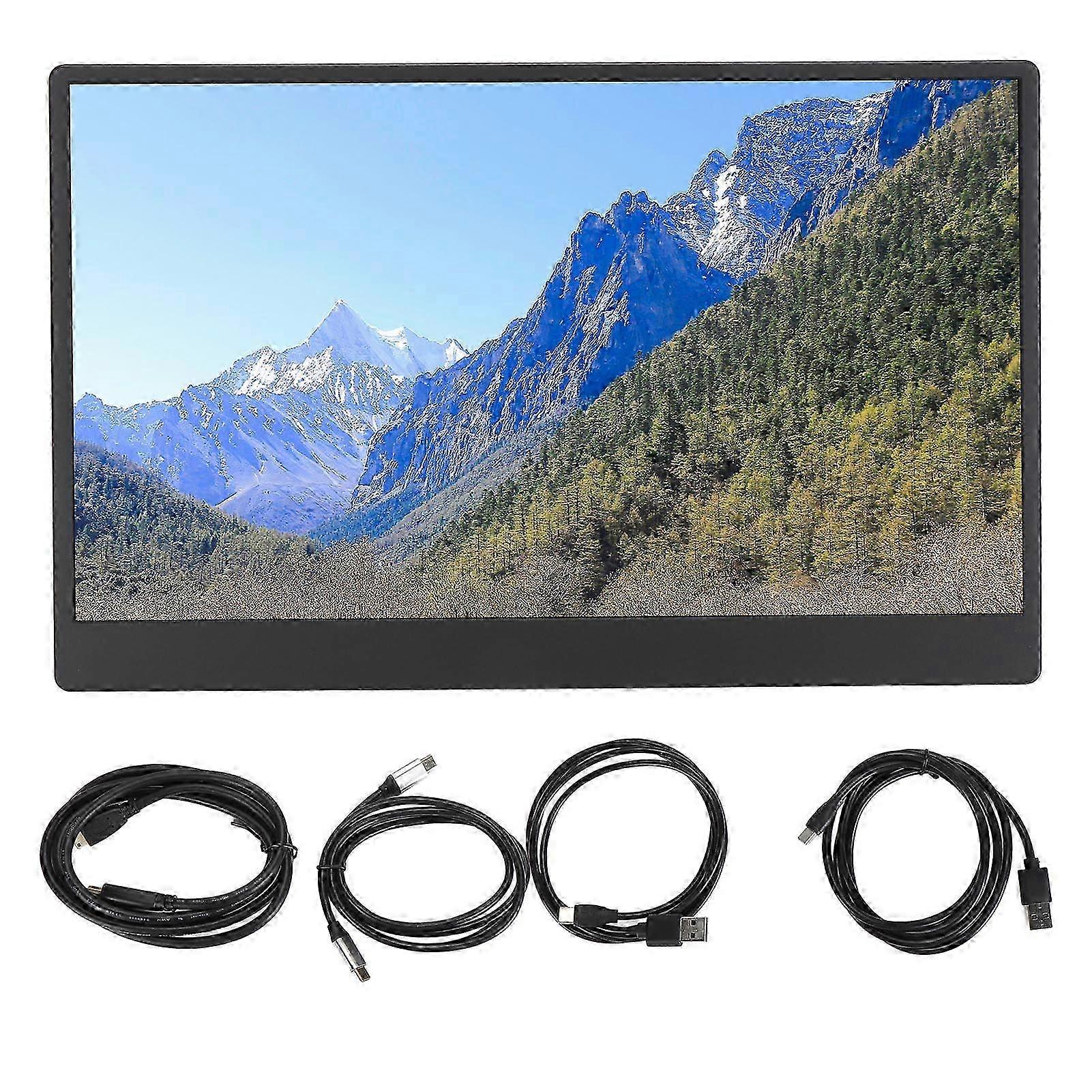 25-26 Portable Monitoring Screen 60Hz 13 Inch IPS Touchscreen 16:9 HD Multimedia Interface Type C Gaming Display Laptop Screen Extender for Travel
