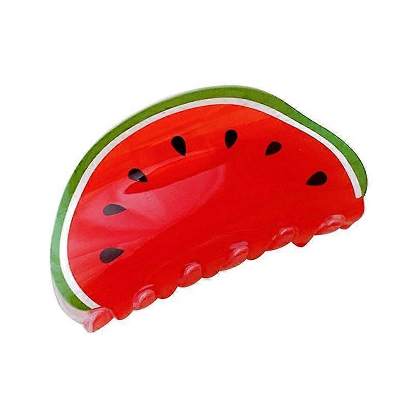 البطيخ الفاكهة على شكل مخلب الشعر كليب الشعر الفك Barrettes دبابيس الشعر ذيل حصان حامل ديكور الملحقات للنساء الفتيات