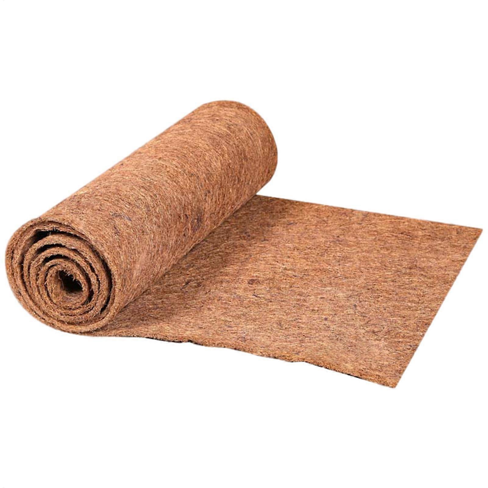 Coco Liner Rolls Natural Coir 0.6m X 1m For Planters Hanging Baskets Coir Liner Sheets Growing Mat