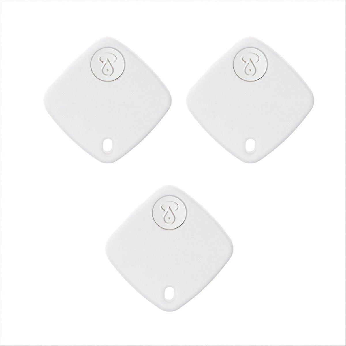 3Pcs Mini Smart GPS Tracker High- Location Tracking for Find My App, Key Finder Position Reminder White