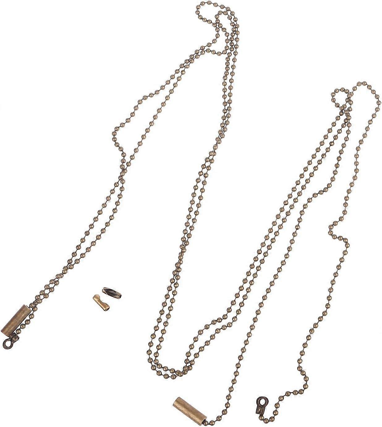 Set Of 2 Multipurpose Ceiling Fan Pull Chain Extension Metal Chain Extender 1