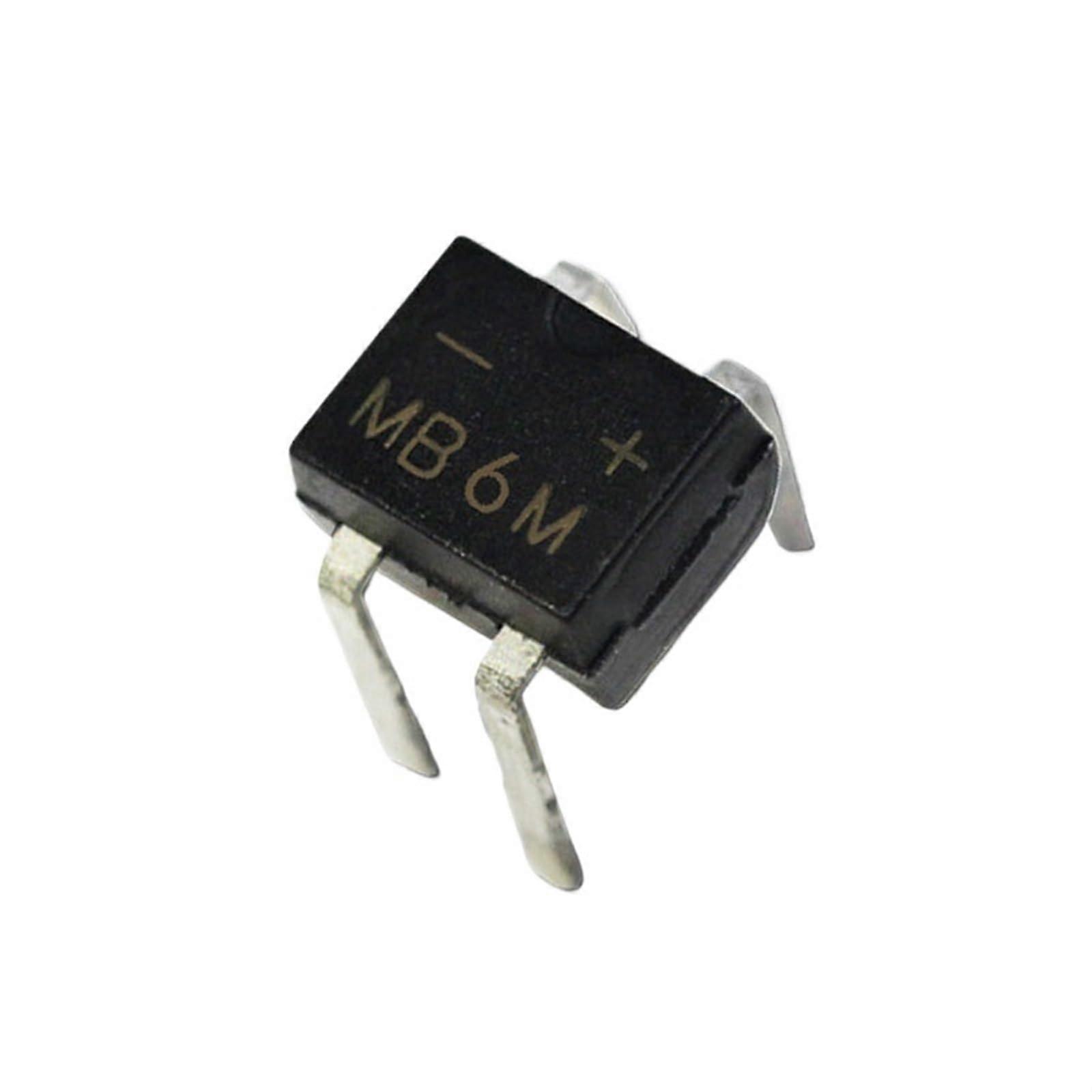 SMD Bridge Rectifier DIP4 Stack 0.8A 600V 100 Pcs Pack