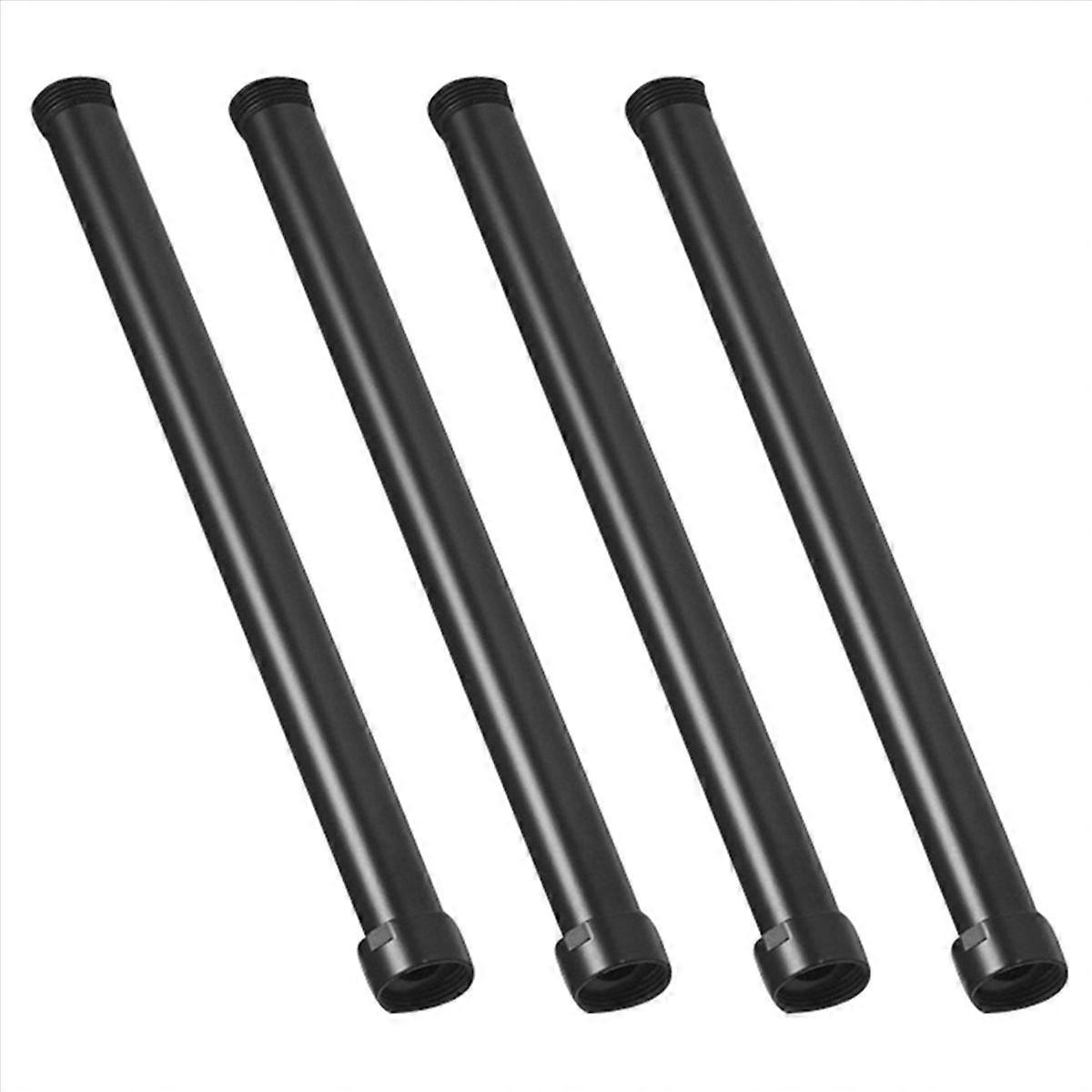 Black Shower Extend Pipe 30cm Length Shower Mixer Pipe Brass Bath