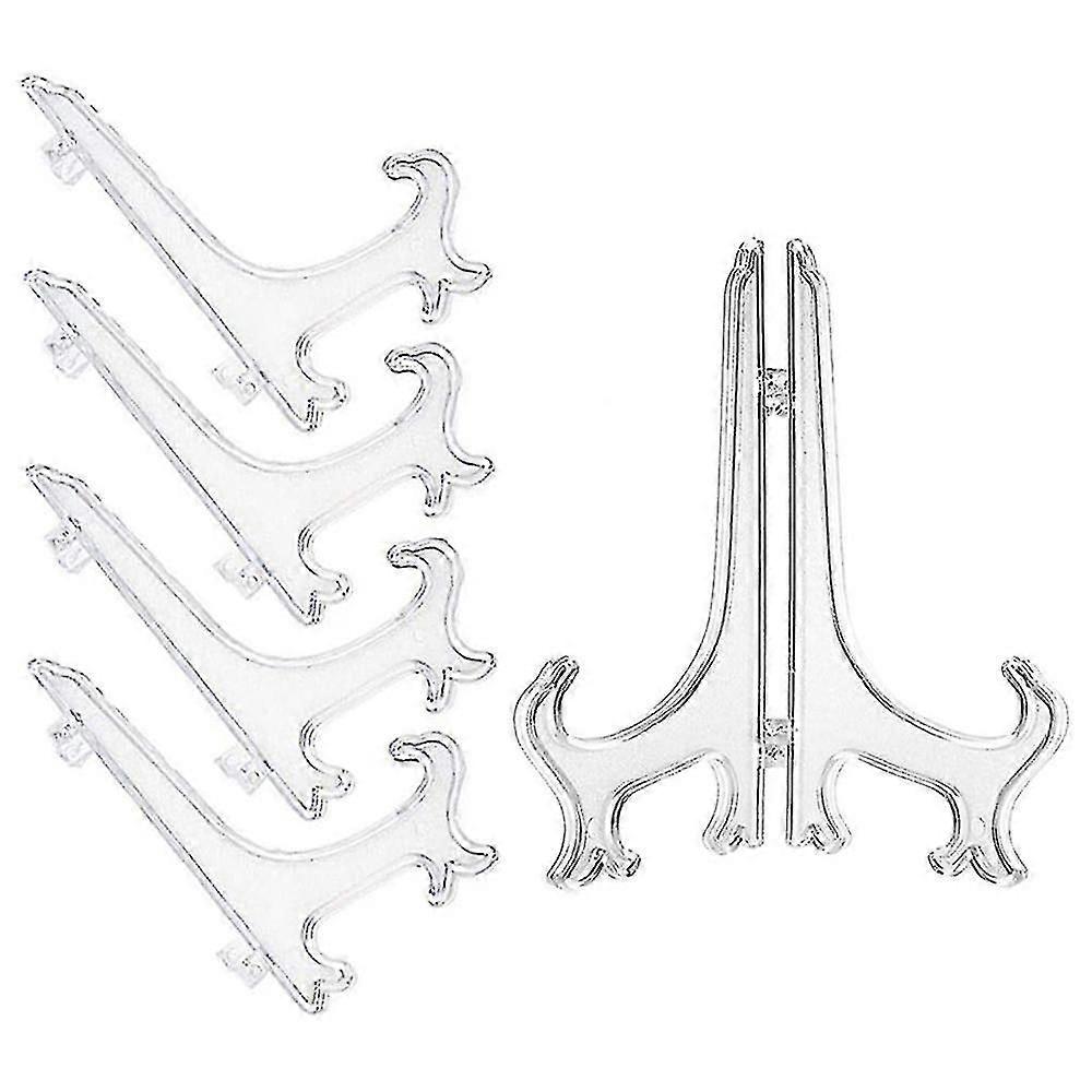 12 Pieces Plastic Easels Plate Racks