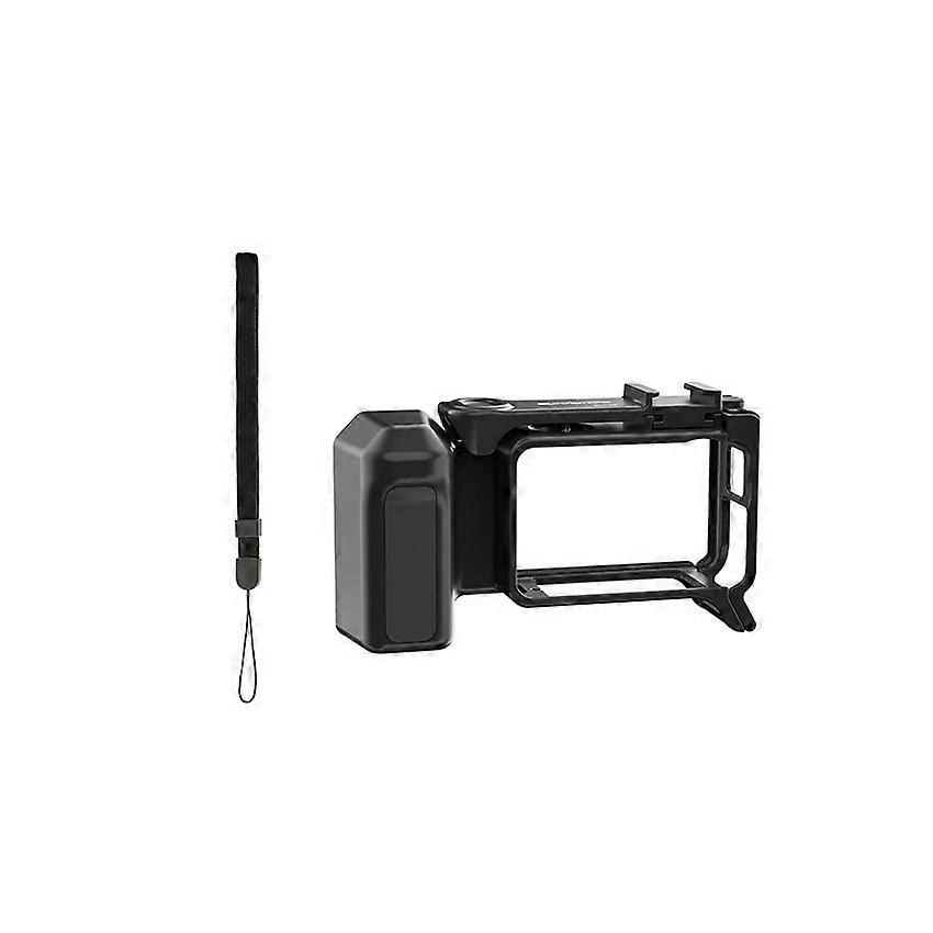 Street Photography Handle with Quick Release Rabbit Cage Grip Frame Protective Case for DJI Action 5 Pro 4 3