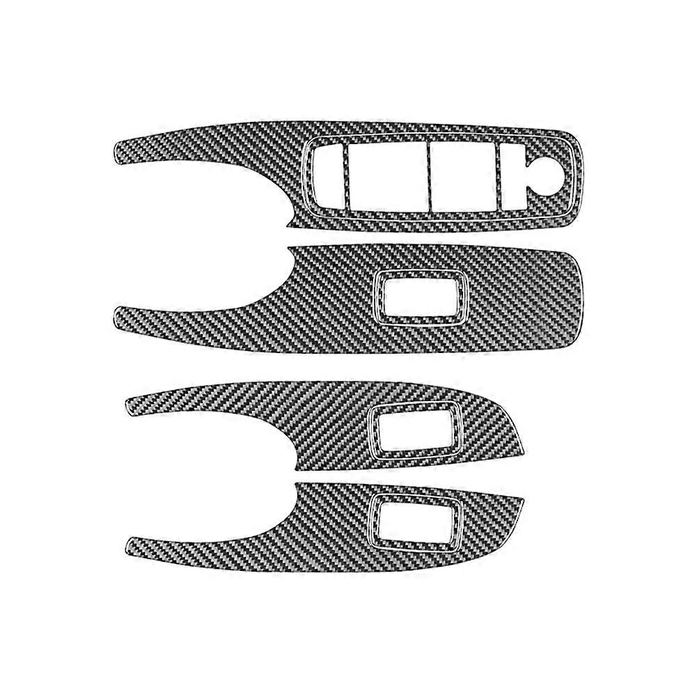 Window Lift Switch Panel Cover Trim for Mercedes Benz M Class W164 2006-2011 Carbon Fiber Accessories LHD
