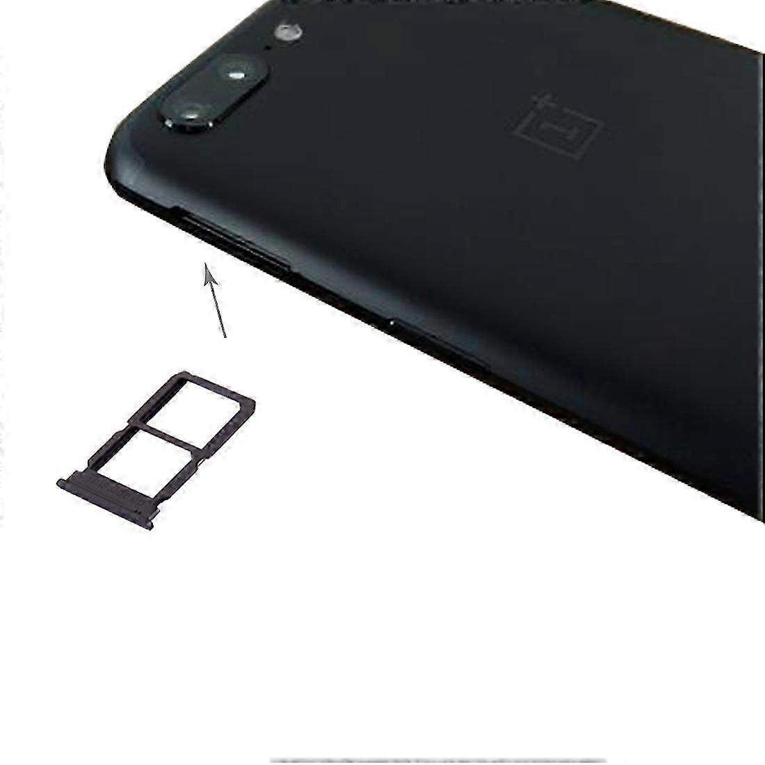 For OnePlus 5 SIM Card Tray (Slate Grey)