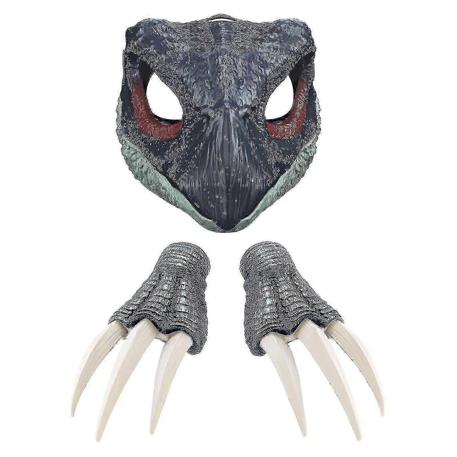 ジュラ紀恐竜テリジノサウルスマスクオープニングジョーリアルな10-in爪