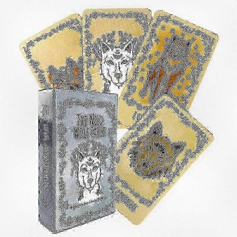 Shine From Inside Oracle Card Set for Fate Divination - English Tarot Card Deck Board Game for Adults with PDF Guide, 78 Cards Included, Gre