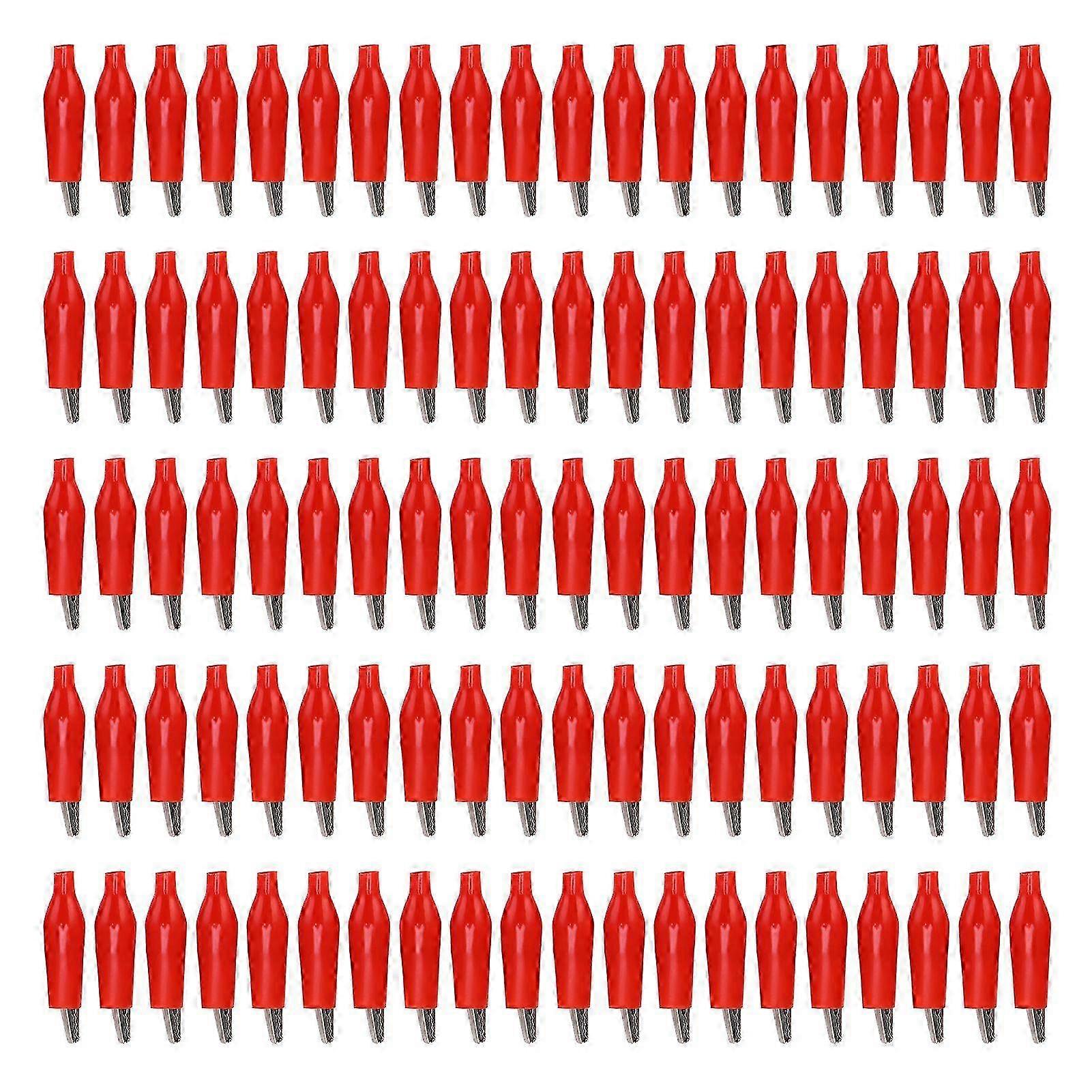 Högkvalitativ 25.011 Mätinstrumentkrokodilklämma Metallbelagd plast