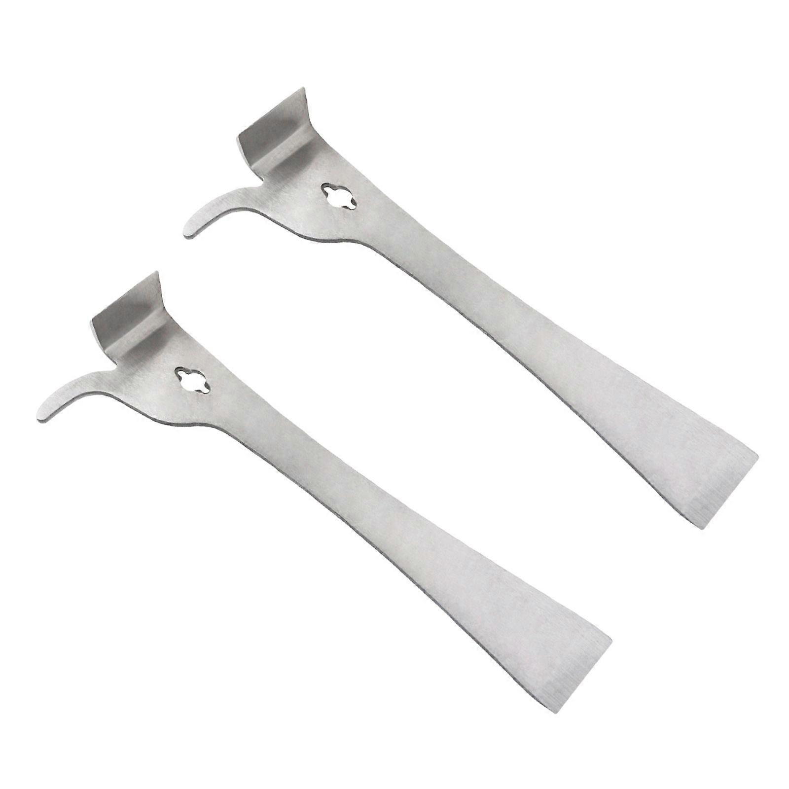 Set of 2 Multipurpose Stainless Steel Fork for Honeys Harvesting Bees Hives Uncapping Scraper Beekeeping Equipment Multicolor