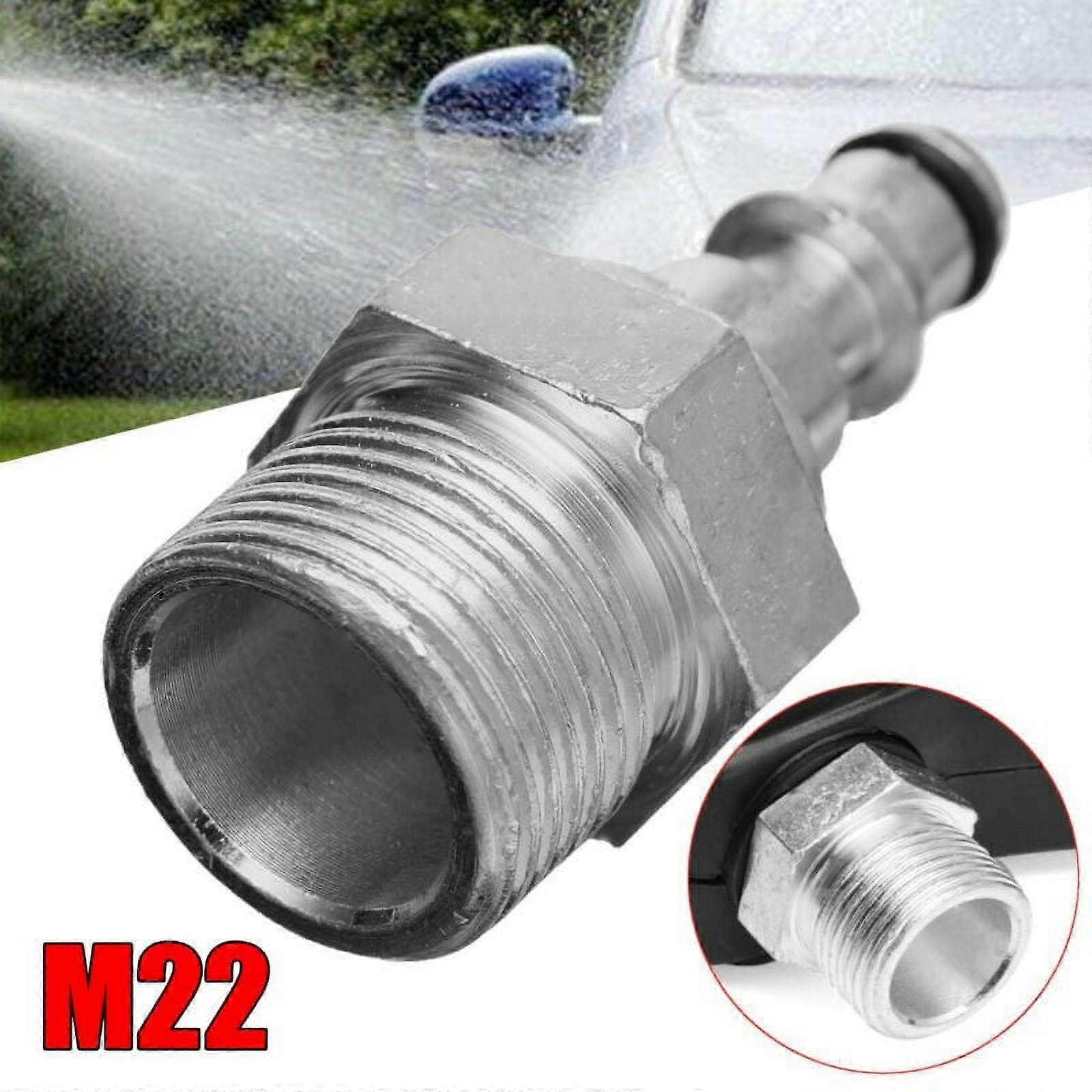 Quick Release Pressure Washer Tool Hose Fitting To M14/M22 Adapter For Lavor