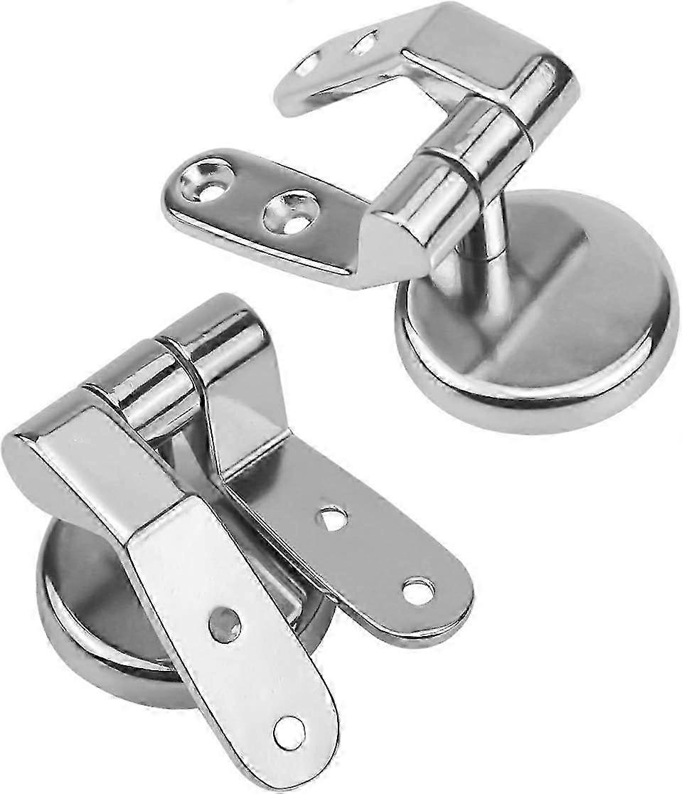 Stainless steel hinges for toilet seats, rust-resistant replacement